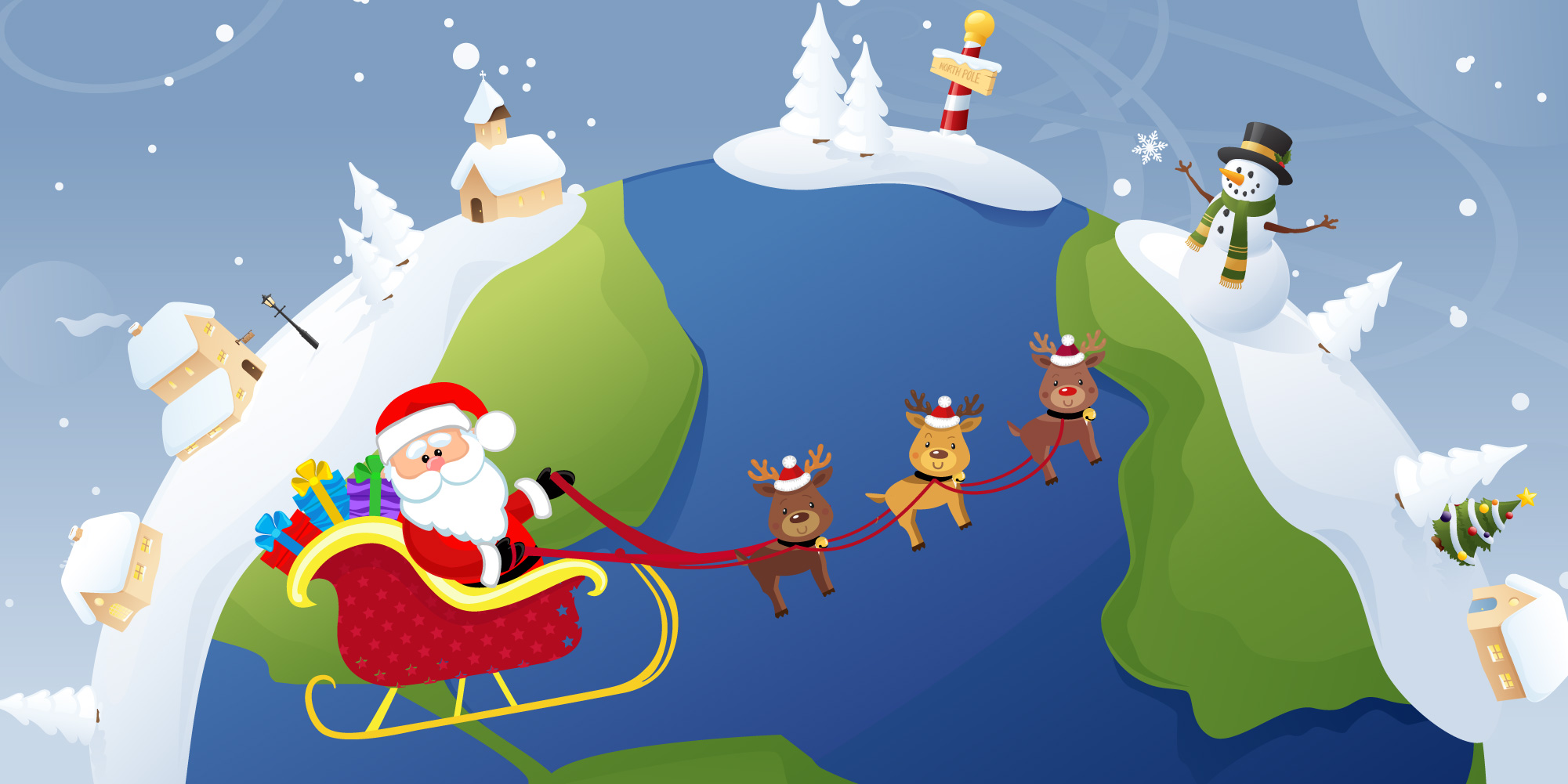 How Does Santa Get Around The World In 