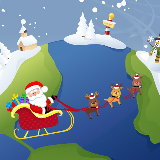 How Does Santa Get Around The World In One Night