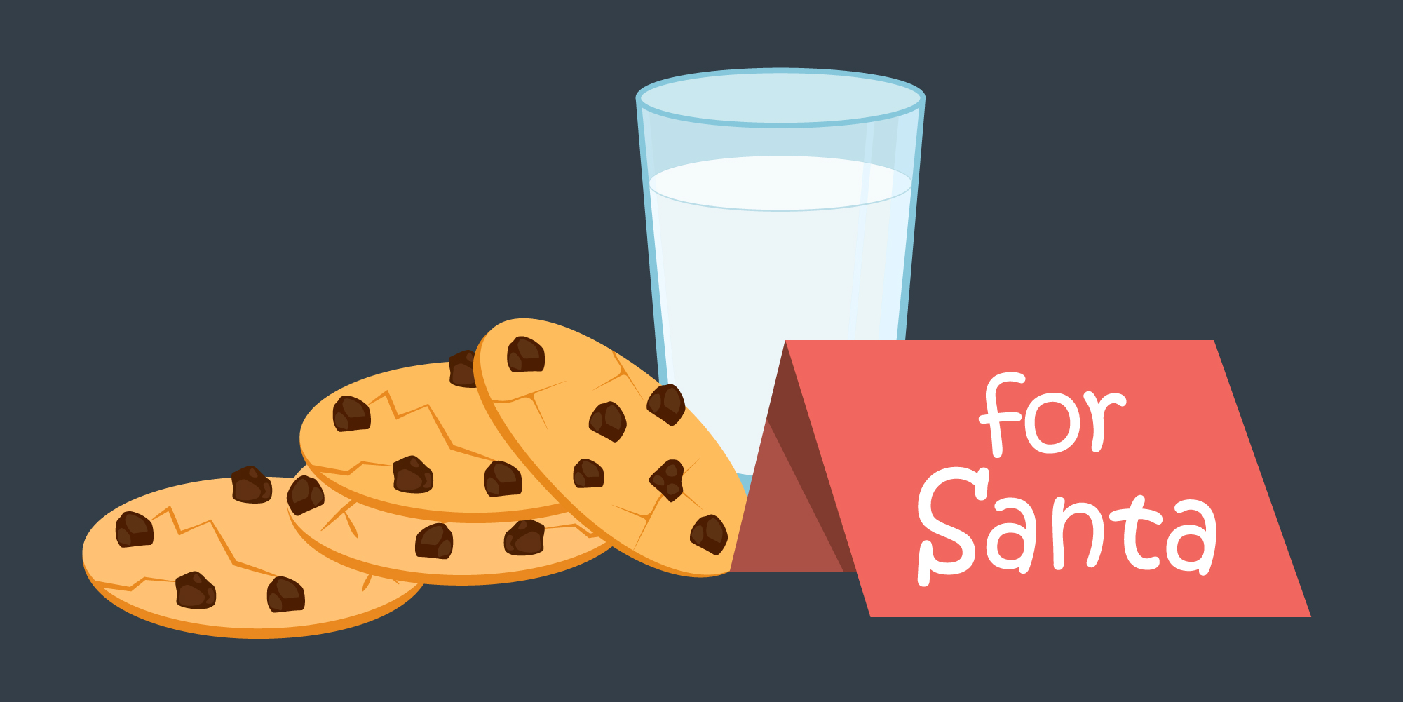 plate of cookies and milk clipart